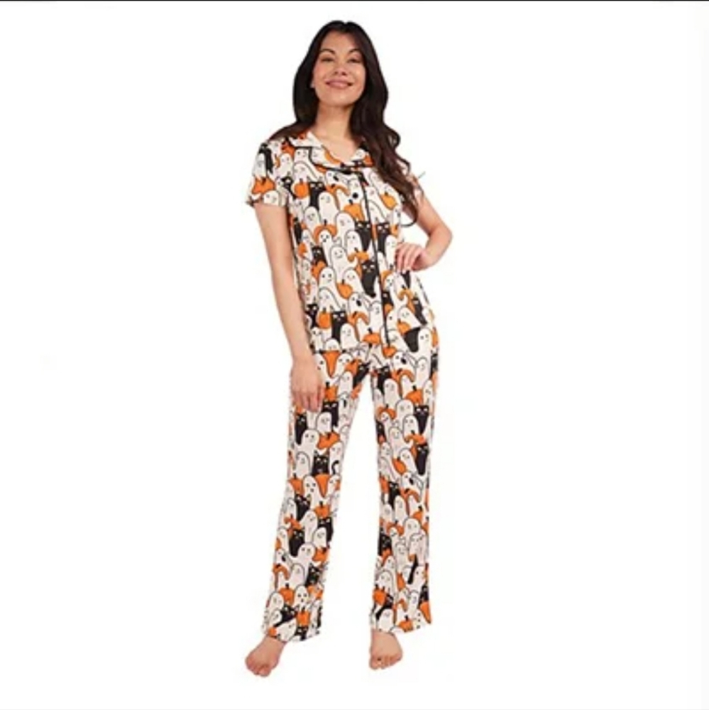 NWOT:Nite Nite Munki Munki Halloween Pajamas!
